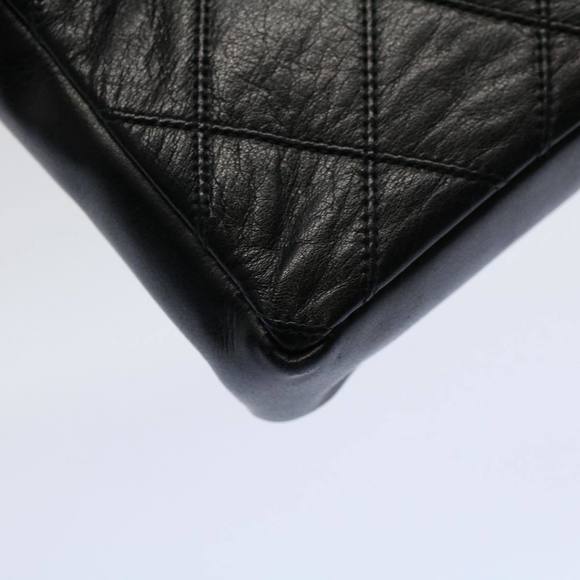 CHANEL Bicolole Chain Waist bag Lamb Skin Black CC Auth ar10853B - Picture 16 of 16